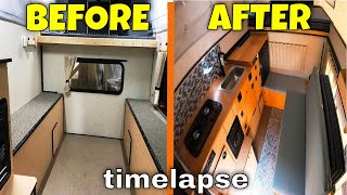 Four Wheel Camper Unbelievable Full Buildout Timelapse fourwheelcamper [upl. by Leilani]