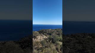 Panoramic view of the Côte dAzur near BormeslesMimosas [upl. by Clevey]