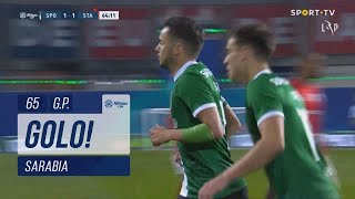 Goal  Golo Sarabia Sporting 21 Santa Clara Taça da Liga 2122  MeiasFinais [upl. by Cairistiona]