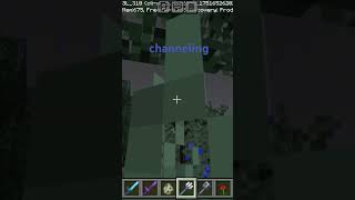 Minecraft channeling inchantentbook [upl. by Hugon]