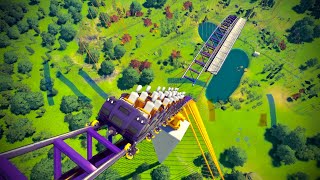 800 FT Backwards Drop  Planet Coaster 2 [upl. by Russi]