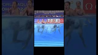 2024 Paris Olympics synchronized swimming [upl. by Tlevesoor159]