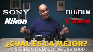 ¿CUAL ES LA MEJOR CAMARA APSC MIRRORLESS DEL 2020  CANON M6 MII FUJI XT30 NIKON Z50 amp SONY A6400 [upl. by Nahoj]