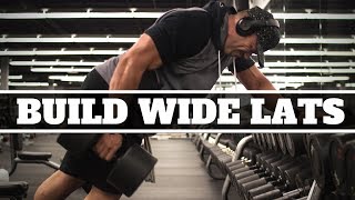 How To Build WIDE LATS With The One Arm Dumbbell Row [upl. by Jerusalem394]