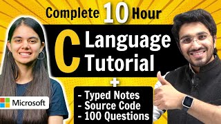 C Language Tutorial for Beginners with Notes amp Practice Questions [upl. by Rap]