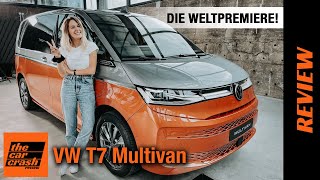 VW T7 Multivan 2021 Die Weltpremiere des NEUEN Bulli 🚐 Review  Test  PlugIn Hybrid  Innenraum [upl. by Ynnavoj174]