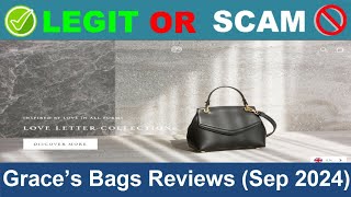 Grace’s Bags Reviews  Jun 2024 Beware of Scam Watch Now [upl. by Gahl989]