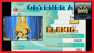 ⚡️ ¿DÓNDE y cómo conseguir  obtener a ELEKID Nº 239 en POKÉMON ÓPALO ⚡️ [upl. by Meyer]