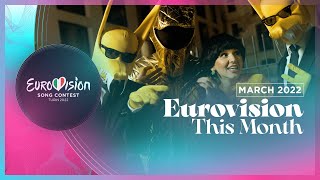 Eurovision This Month  March 2022 Contest News [upl. by Nodlew451]