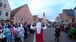 Faschingsumzug Langquaid Aufnahmen 2016 HD [upl. by Ellesor267]