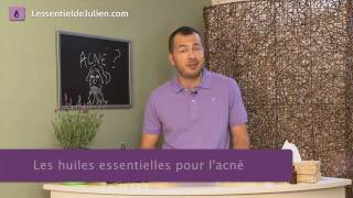 acne  quelles huiles essentielles [upl. by Ardnekal]