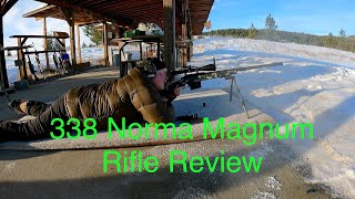 338 Norma Magnum Review And First Shots Through My 338 Lapua With HNT26 Chassis After Hunting Season [upl. by Selim]