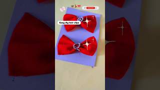 Easy diy hair clips🎀💖 shorts diy creative explore youtube youtubeshorts hairclip easy [upl. by Bernadina]