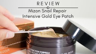 Mizon Snail Repair Intensive Gold Eye Gel Patch [upl. by Ynabe]