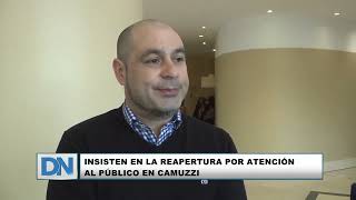 INSISTEN EN LA REAPERTURA POR ATENCIÓN AL PÚBLICO EN CAMUZZI [upl. by Atiluap]