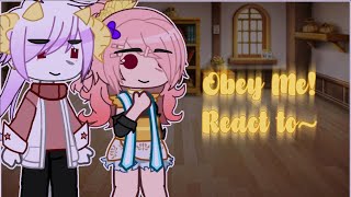 Obey Me react to Replaced Mc AU [upl. by Adekram]