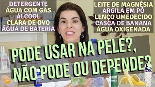 Pode Usar na Pele Não Pode ou Depende Ep 2  Detergente Água com Gás Casca de Banana [upl. by Nesbitt]