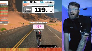 Wie schwer kann so ein ZWIFT FTP TEST schon sein [upl. by Yeoj]