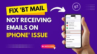 Fix BT Mail Not Receiving Emails on iPhone Issue  Help Email Tales [upl. by Eupheemia]