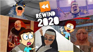 Evil Nun 2 The Twins Death Park 2  Shiva and Kanzo ⏪ Rewind 2020 [upl. by Ecneralc]