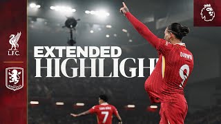 Extended Highlights Liverpool 20 Aston Villa  Three Anfield wins in a week [upl. by Infeld875]