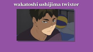 wakatoshi ushijima twixtor  haikyuu [upl. by Flanna]