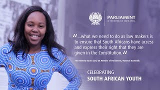 Ms Hlomela Bucwa DA MP National Assembly on Youth Day 2017 [upl. by Nadabas]