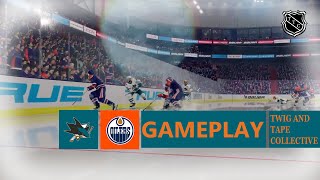 NHL 25  San Jose Sharks Vs Edmonton Oilers  TTC 11092024 [upl. by Ocirderf]