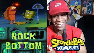 Rock Bottom  Spongebob Squarepants Reaction [upl. by Nnewg]