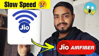 Jio air fiber download speed problem  Jio air fiber slow download speed issue [upl. by Whiffen747]