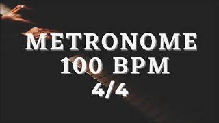 METRONOME  100 bpm 44 [upl. by Hagan415]