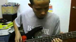 Titian Hasrat bass cover by TeacherNabil [upl. by Eicnan]