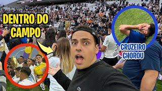 REACT DENTRO DO CAMPO NA FINAL DA COPINHA  CORINTHIANS 1x0 CRUZEIRO [upl. by Ameehsat95]