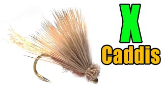 X Caddis Fly Tying  Craig Mathews Fly Pattern [upl. by Hadlee]