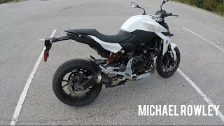 BMW F900R Leo Vince exhaust  Midpipe [upl. by Ressan]