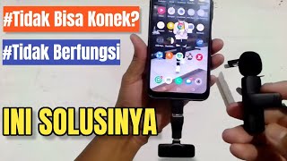 Cara Setting Mic Wireless Lavalier di Android  Mengatasi Mic Lavalier gak terdeteksi di HP Android [upl. by Airyk]