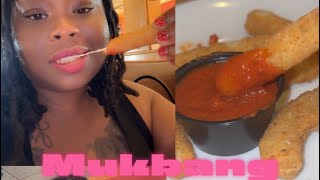 Applebee’s Mukbang eating good in the neighborhood ￼ [upl. by Eilrebmik320]