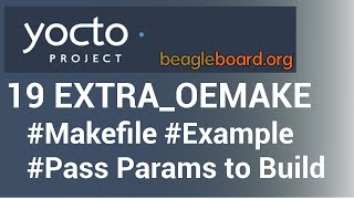 Yocto Tutorial  19 Customizing Builds with EXTRAOEMAKE  Passing Additional Parameters [upl. by Ennasor]