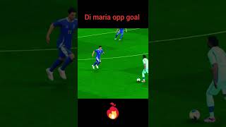 Football game di maria opp goal messi dimaria short [upl. by Nadroj]