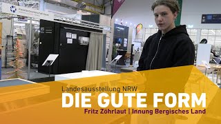 Gesellenstück von Fritz Zöhrlaut – DIE GUTE FORM NRW [upl. by Sussi9]