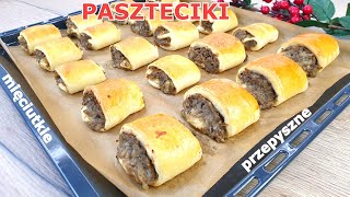 Szybkie i mięciutkie paszteciki z pieczarkami  niesamowicie pyszne 👌 wszyscy je uwielbiają 👍 HIT [upl. by Guenzi870]