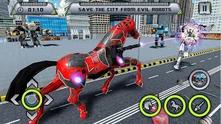 Car Robot Transformation Game  Horse Robot Games By Game Scapes Inc Gameplay HD [upl. by Eahsram]