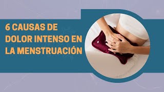 6 causas de dolor intenso en la menstruación [upl. by Nirehtak33]