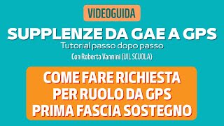 Ruolo da GPS I fascia sostegno video tutorial passo dopo passo INTEGRALE [upl. by Epp635]