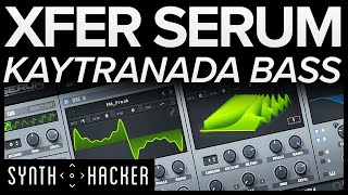 Serum Tutorial  Thumpy KAYTRANADA Style Bass Synth House  Future RampB [upl. by Saber]