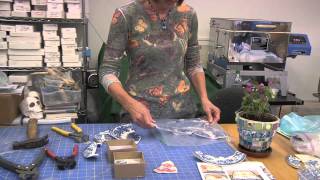 How to Cut China Plate for Mosaic Art [upl. by Gowon268]