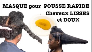 CHEVEUX FINS ET CASSANTS  masque à l’AVOINE pour des cheveux FORTS [upl. by Dyson]