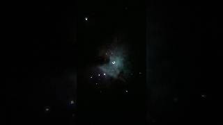 NEBULOSA DE ORION VISTA COM TELESCÓPIO 🔭 shorts astronomy science [upl. by Caundra]