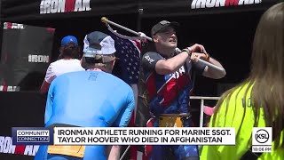 Ironman athlete completes St George race in honor of fallen Utah Marine [upl. by Sarina]