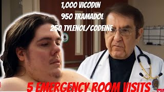 My 600 lb life patient addicted to painkillers  Amigos React [upl. by Notsreik]